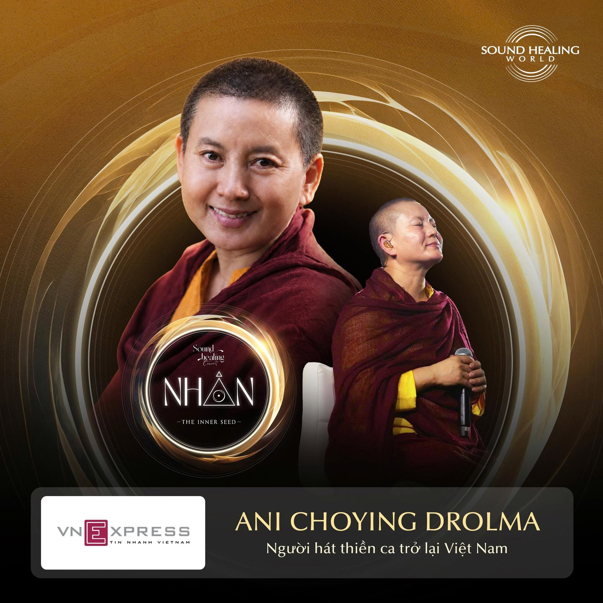 Ani Choying Drolma — VnExpress viết về Sound Healing Concert 2026 NHÂN